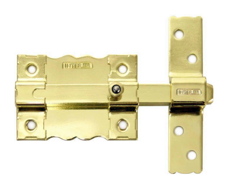 CERROJO INTERFER MODELO 887 DORADO