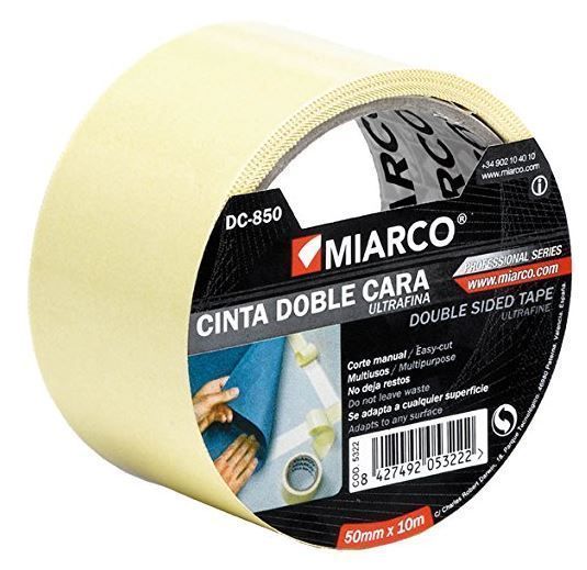 CINTA DOBLE CARA MIARCO 50MMX10MTS