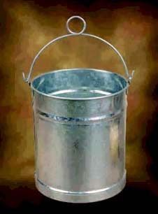 CUBO GALVANIZADO ALJIBE RECTO N4 240MM.( 9LTS)