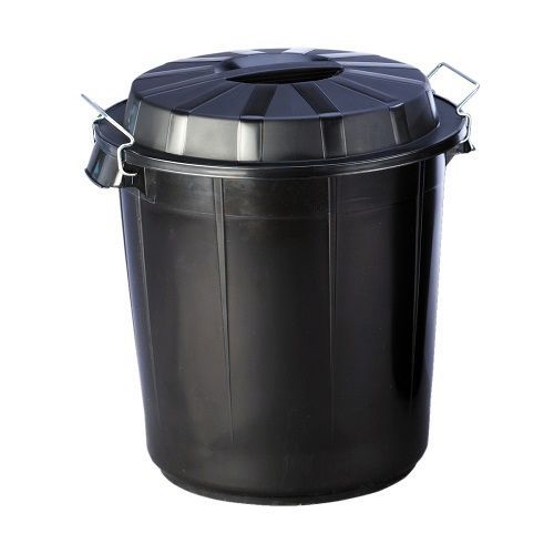 CUBO BASURA PLASTICO C/TAPA 50LTS.DENOX