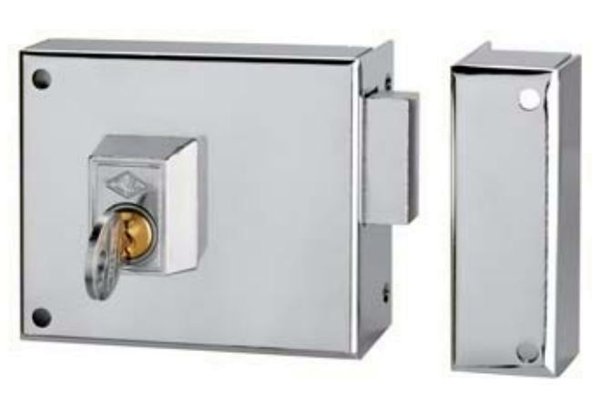 CERRADURA CVL ESMALTADA 1124A8 DERECHA CILINDRO REDONDO