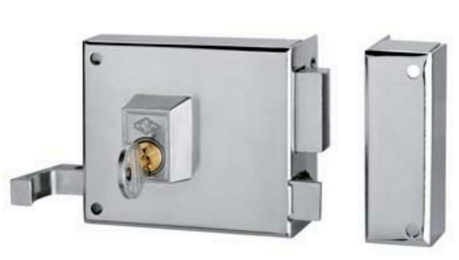 CERRADURA CVL ESMALTADA 125A8 DERECHA CILINDRO PERFIL