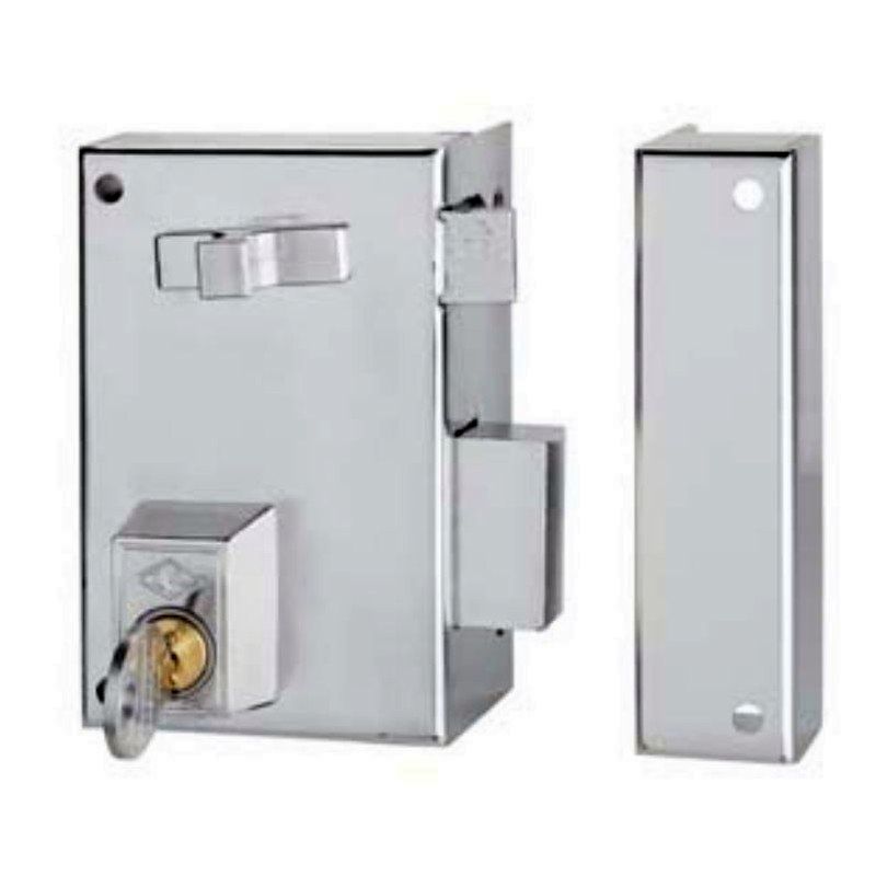 CERRADURA CVL ESMALTADA 156A70 IZQUIERDA CILINDRO REDONDO