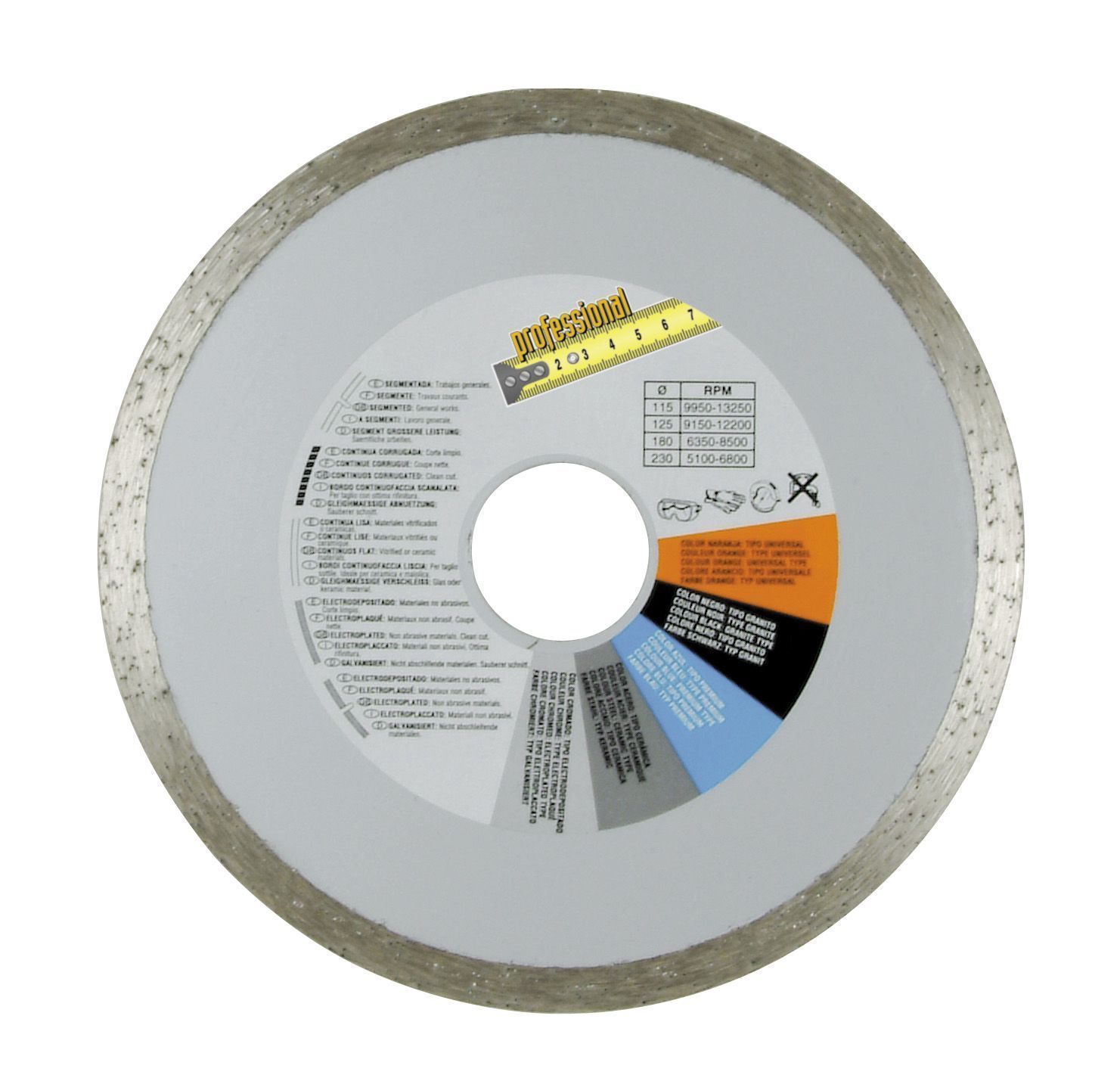 DISCO MEDID DIAMANTE BC 115 C/CERAMICA