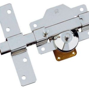 CERROJO AMIG CROMO 188MM. LLAVE/PASADOR
