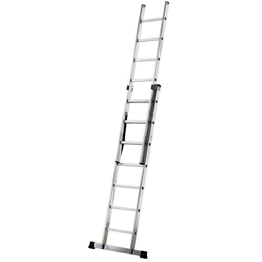 ESCALERA ROLSER ALUMINIO   7 PELDAÑOS 2 TRAMOS 4,54