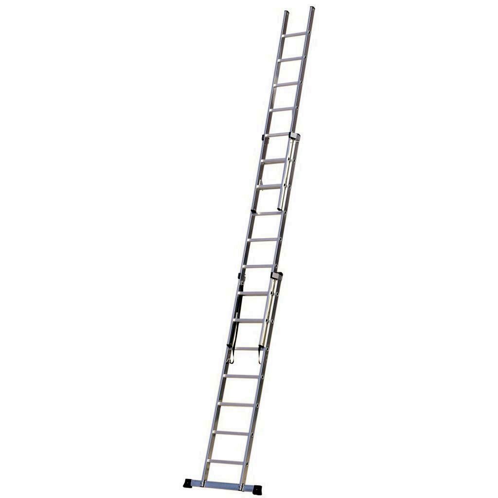 ESCALERA ROLSER ALUMINIO   7 PELDAÑOS 3 TRAMOS 5,72