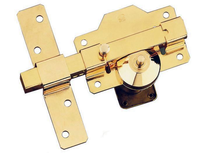 CERROJO AMIG ORO 188MM. LLAVE/PASADOR