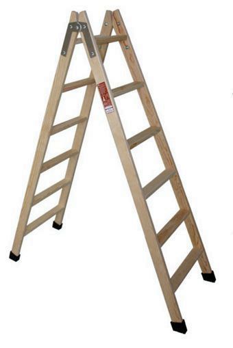 ESCALERA MADERA PLANO  8 PELDAÑOS