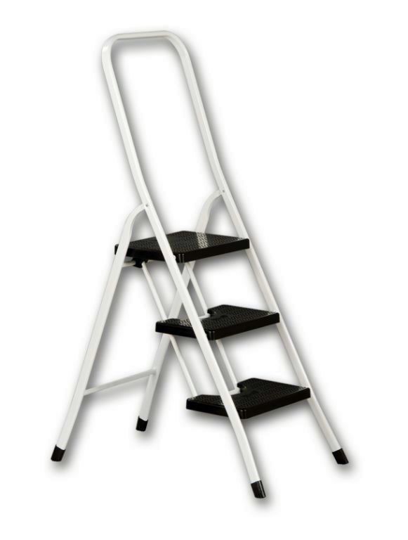 ESCALERA VERVI METALICA 3 PELDAÑOS