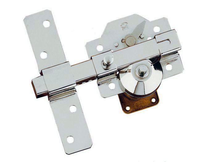 CERROJO AMIG CROMO 288MM. LLAVE/SEGURO