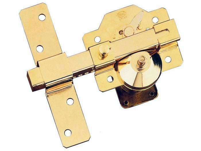 CERROJO AMIG ORO 288MM. LLAVE/SEGURO