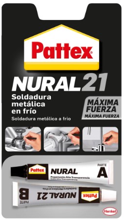 PEGAMENTO PATTEX NURAL 21 22ML SOLDADURA EN FRIO
