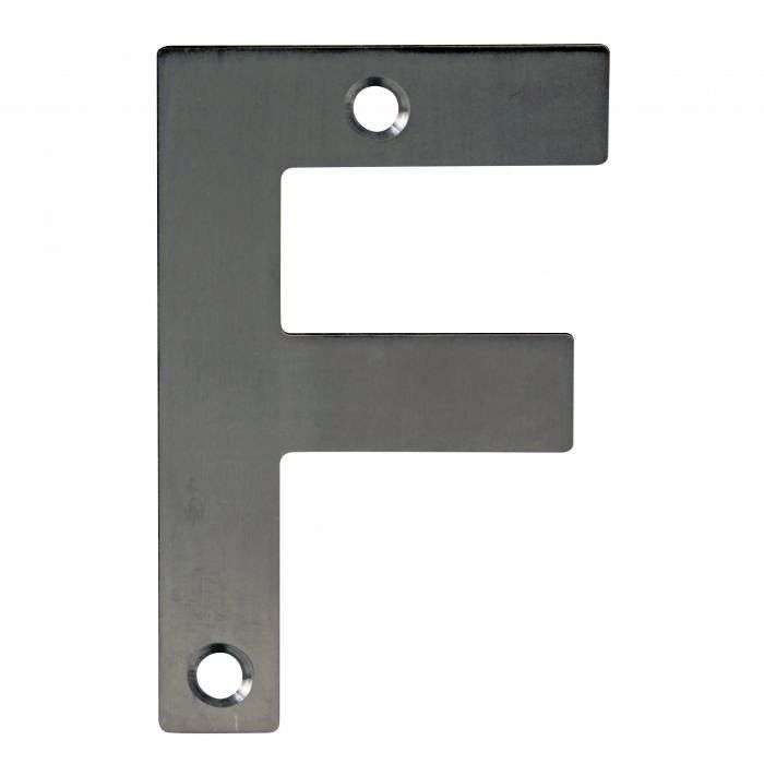 LETRA AMIG ACERO INOXIDABLE (4"10 CMS) MODELO F