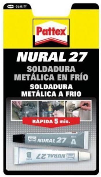 PEGAMENTO PATTEX NURAL 27 22ML SOLDADURA EN FRIO 5M