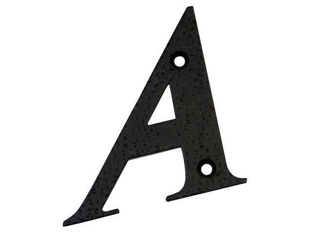 LETRA AMIG NEGRO FORJA (4"10 CMS) MODELO A