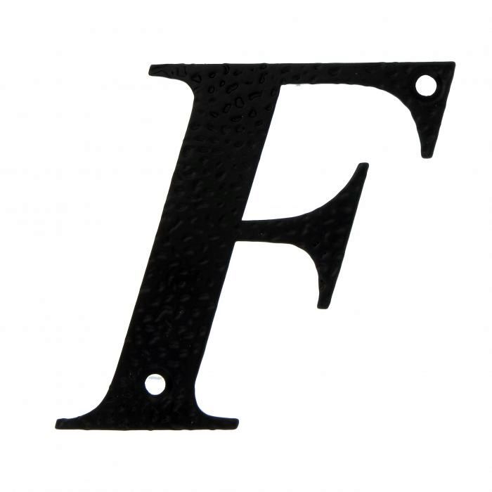 LETRA AMIG NEGRO FORJA (4"10 CMS) MODELO F