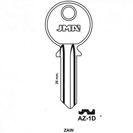 LLAVES EN BRUTO  ALUMINIO  AZ1D