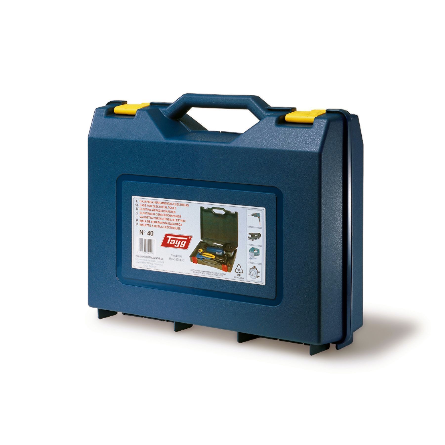 MALETIN SIN HERRAMIENTAS MODELO 40 SIN ESTUCHE (385 x 330 x 130 MM).