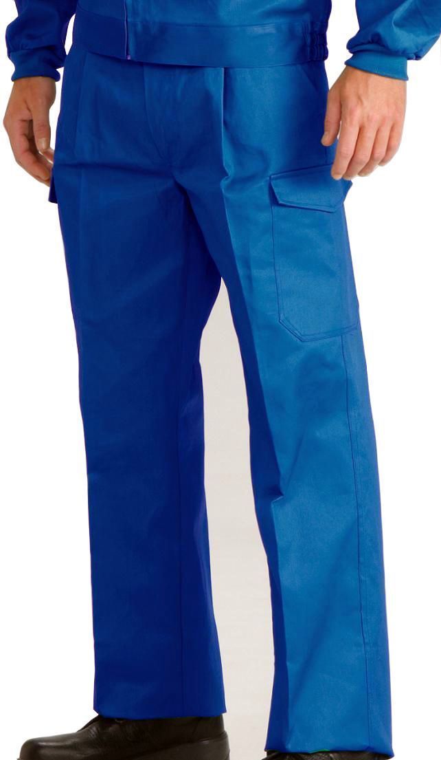 PANTALON TERGAL CON GOMA AZULINA T42