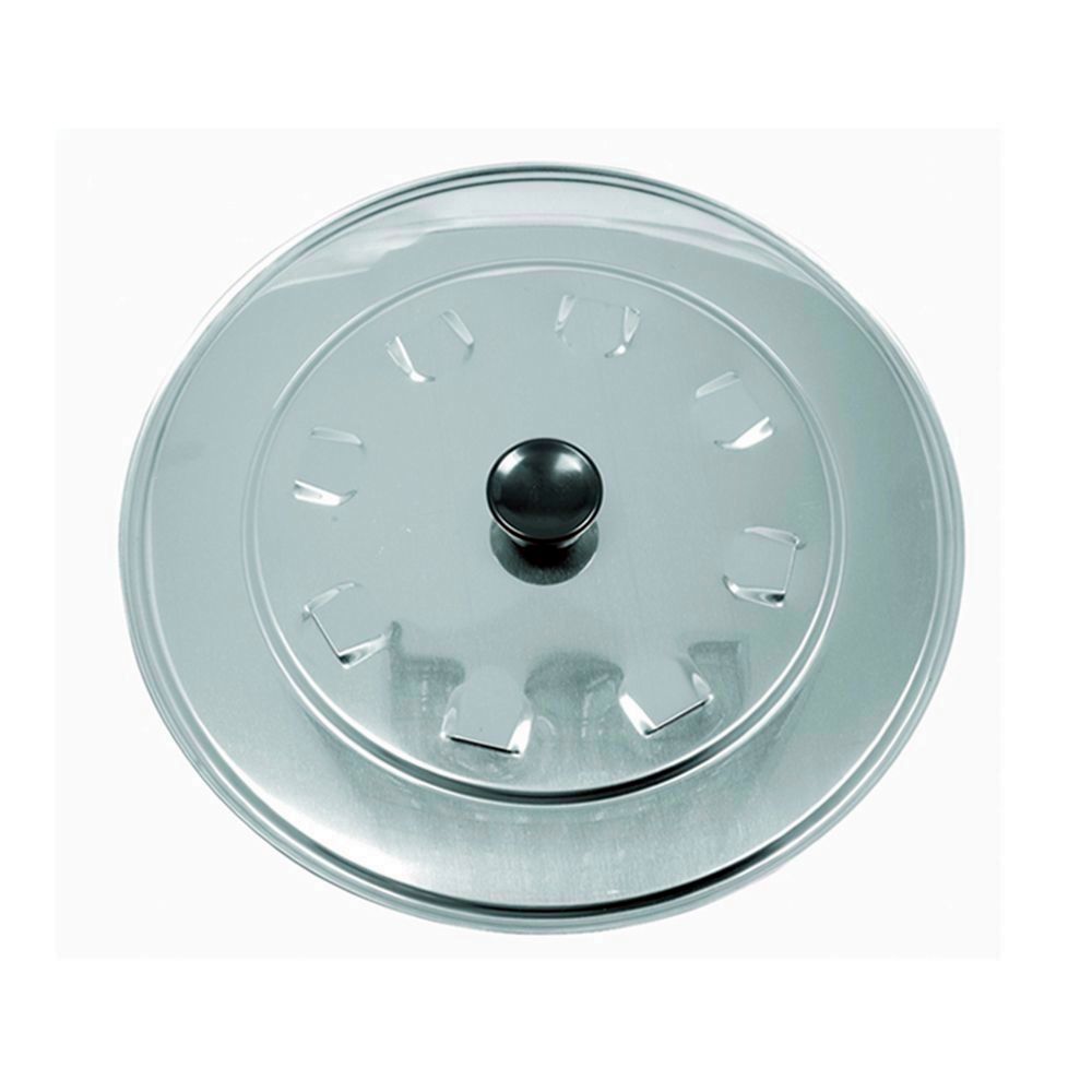 TAPADERA INOXIDABLE CON DESVAPORIZADOR 20CMS