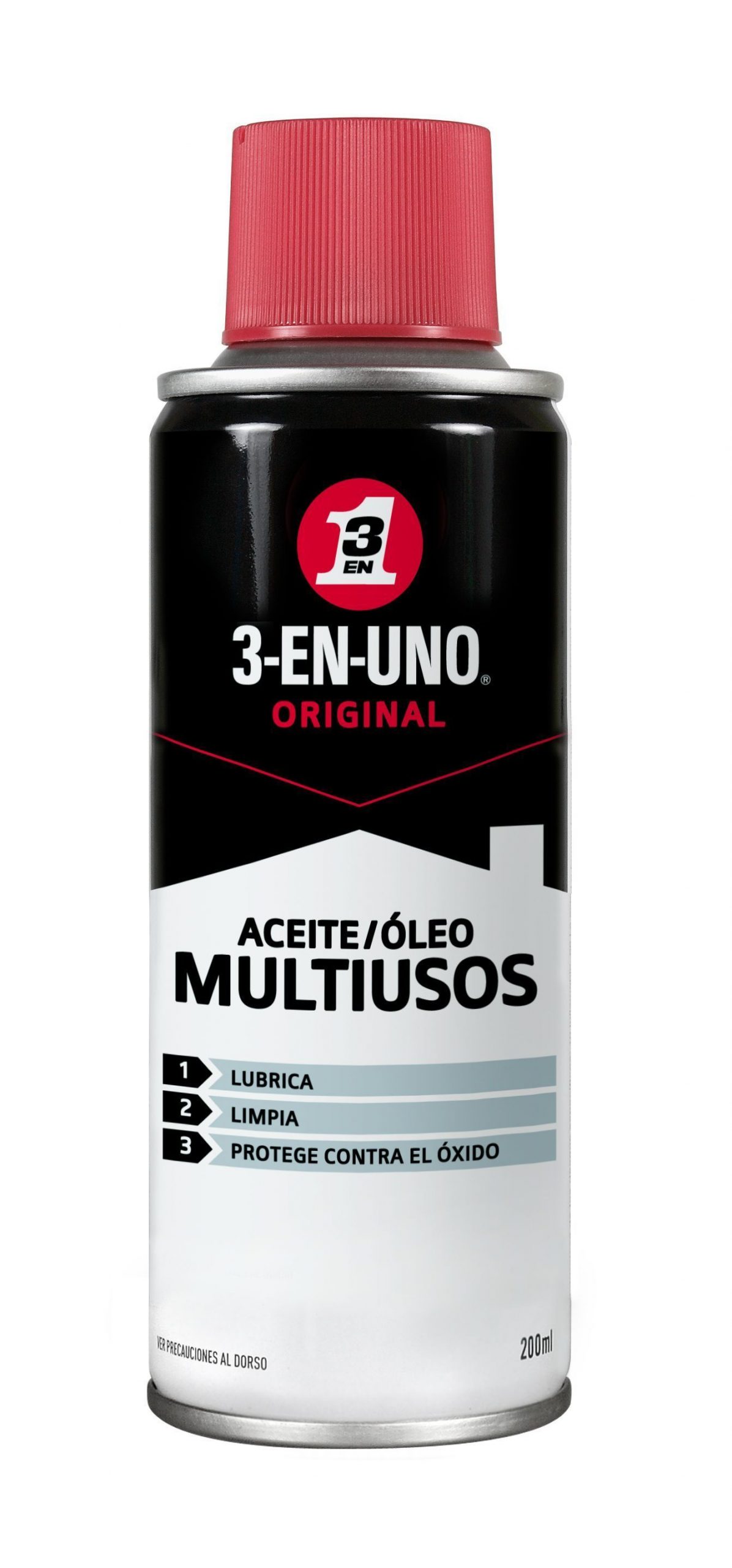 ACEITE 3 EN UNO LUBRICANTE SPRAY 200 ML.