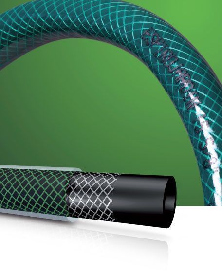 MANGUERA VERDE FLEXIJARDIN 19MM. ROLLO 25MTS
