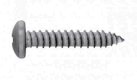 TORNILLO R/CHAPA CABEZA ALOMADA 3.5X9.5 BLANCO (1000U)