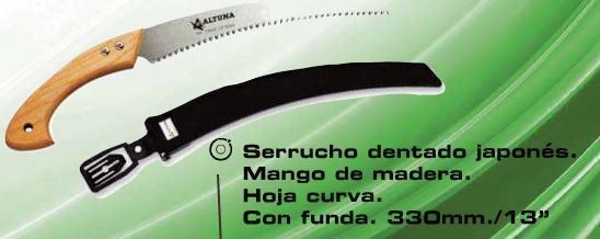 SERRUCHO PODA ALTUNA 330MM.CON FUNDA 29602
