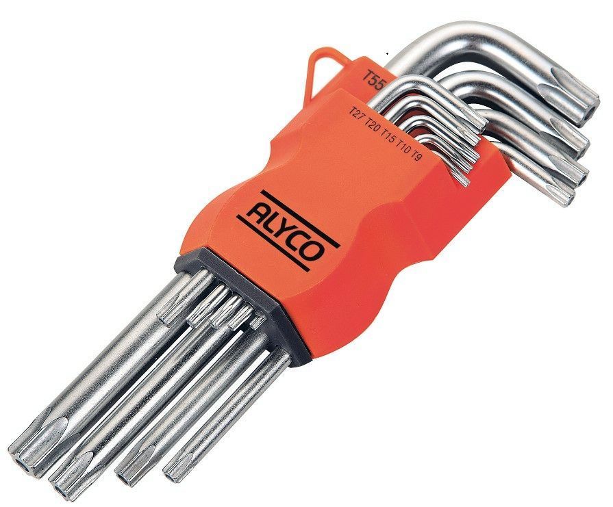 LLAVE TORX ALYCO INVIOLABLE LARGAS 9PZAS
