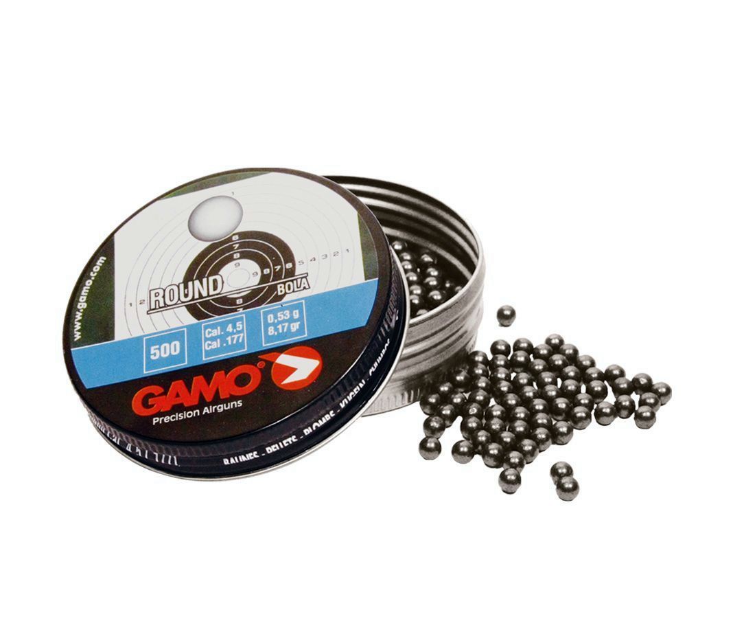 BALINES GAMO ROUND 4,5 (250 UNID.) BOLA