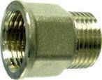 ALARGADERA CIS HEXAGONAL LATON 1/2X1