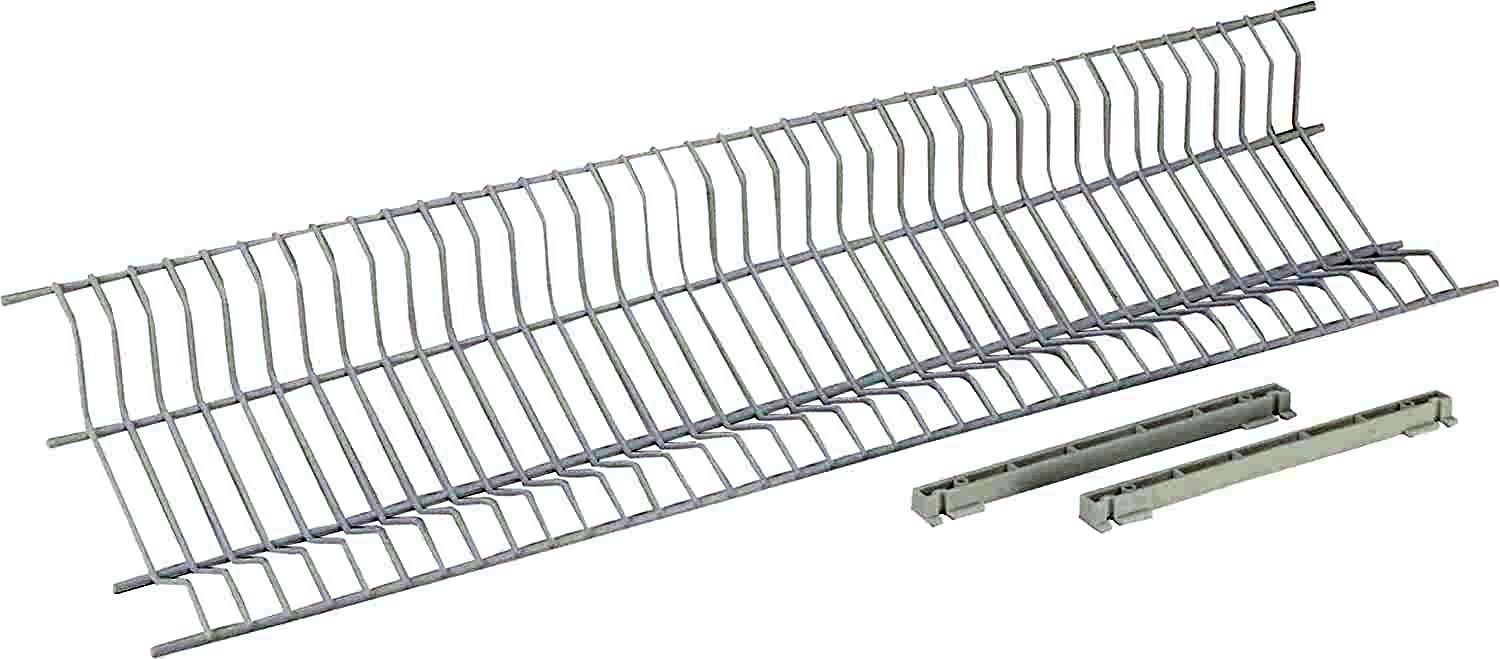 ESCURREPLATOS PLASTICO BLANCO 75CM CON REGLETA SAUVIC