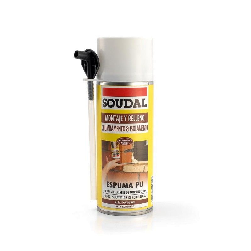 ESPUMA POLIURETANO SOUDAL 300ML. CON CANULA