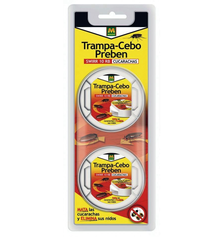 TRAMPA CEBO MASSO CUCARACHAS (2 UDS.)
