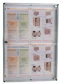 TABLON ANUNCIOS BTV PLATA V2 67X46X3,5CM
