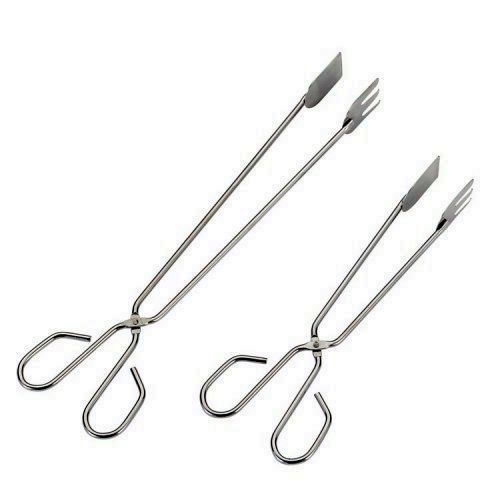 TENACILLA CARNE INOXIDABLE 25CM CON PALA SAUVIC