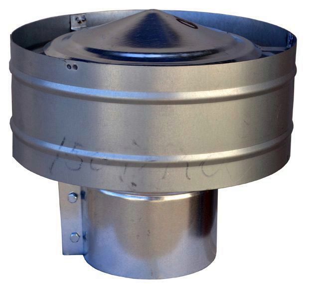 SOMBRERETE GALVANIZADO ANTIRREGOLF. 120MM