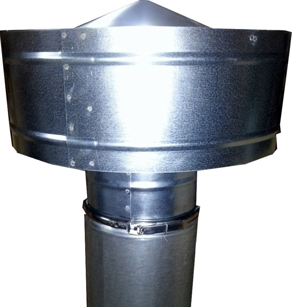 SOMBRERETE GALVANIZADO ANTIRREGOLF. 100MM