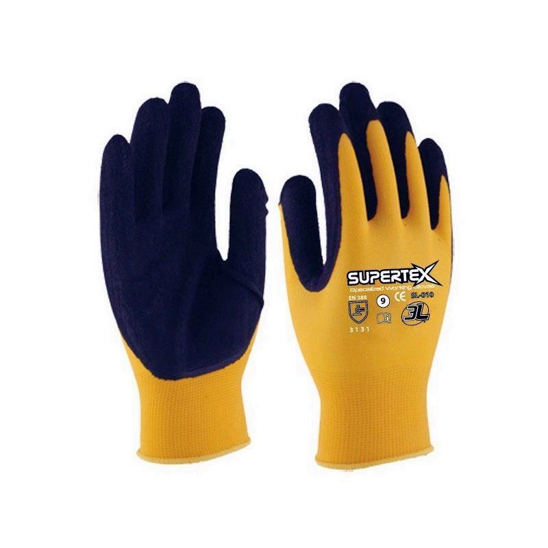 GUANTES LATEX SUPERTEX SL010 T 7 (12U)