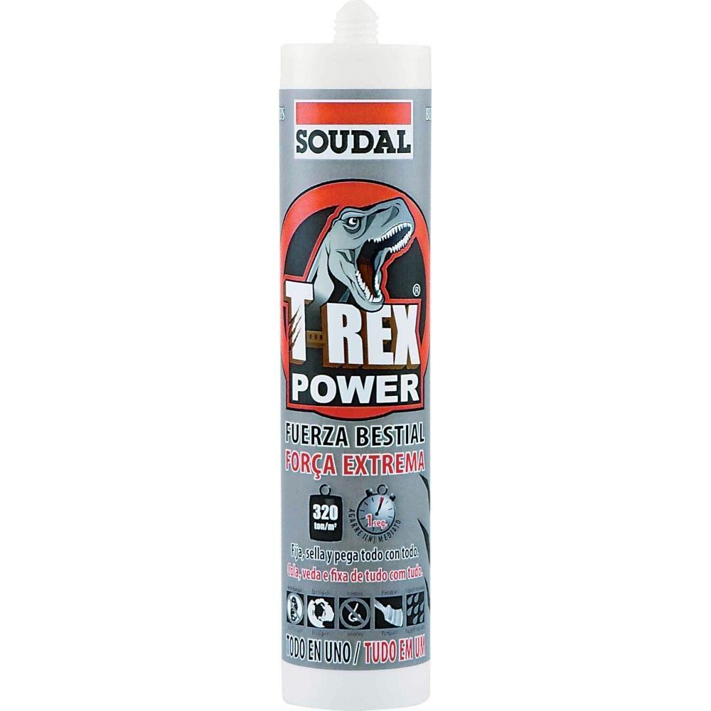 ADHESIVO SOUDAL TREX POWER 290ML BLANCO