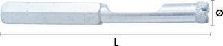 BROCA WIDIA HEPYC PORCELINE 6 X 100 MM.