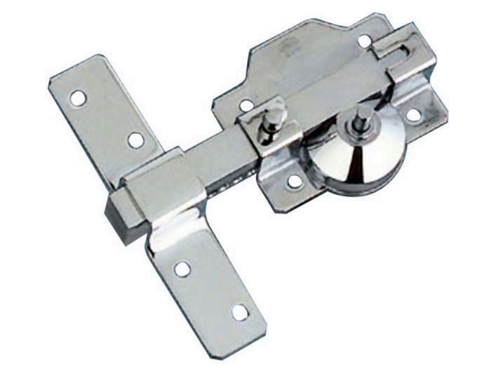 CERROJO AMIG CROMO 388MM. CILINDRO 70 MM.