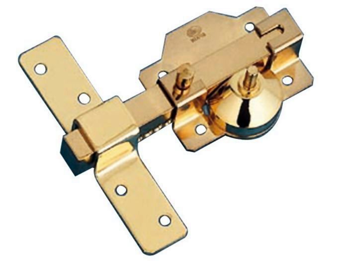 CERROJO AMIG ORO 388MM. CILINDRO 70 MM.