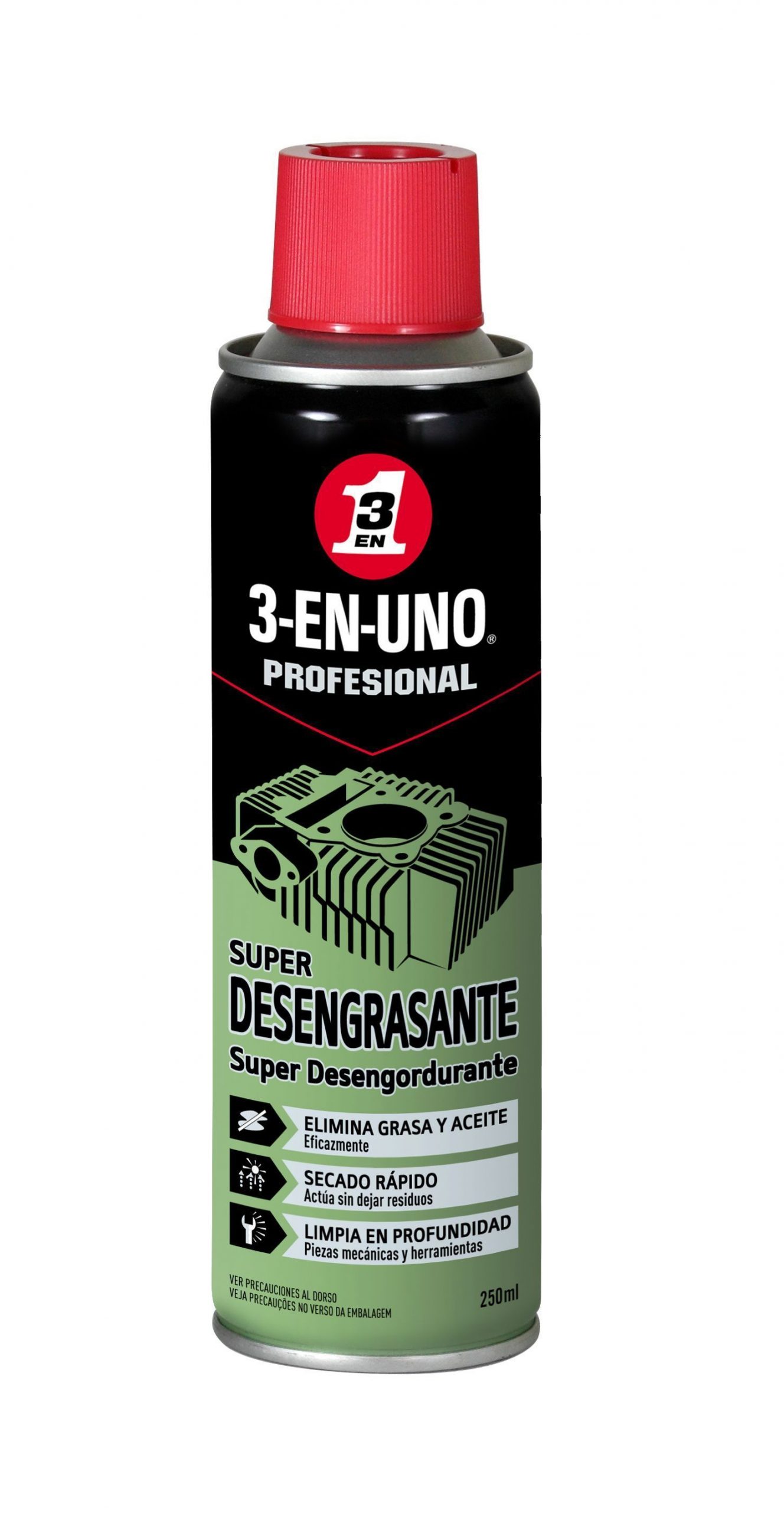 ACEITE 3 EN UNO DESENGRASANTE 250 ML.