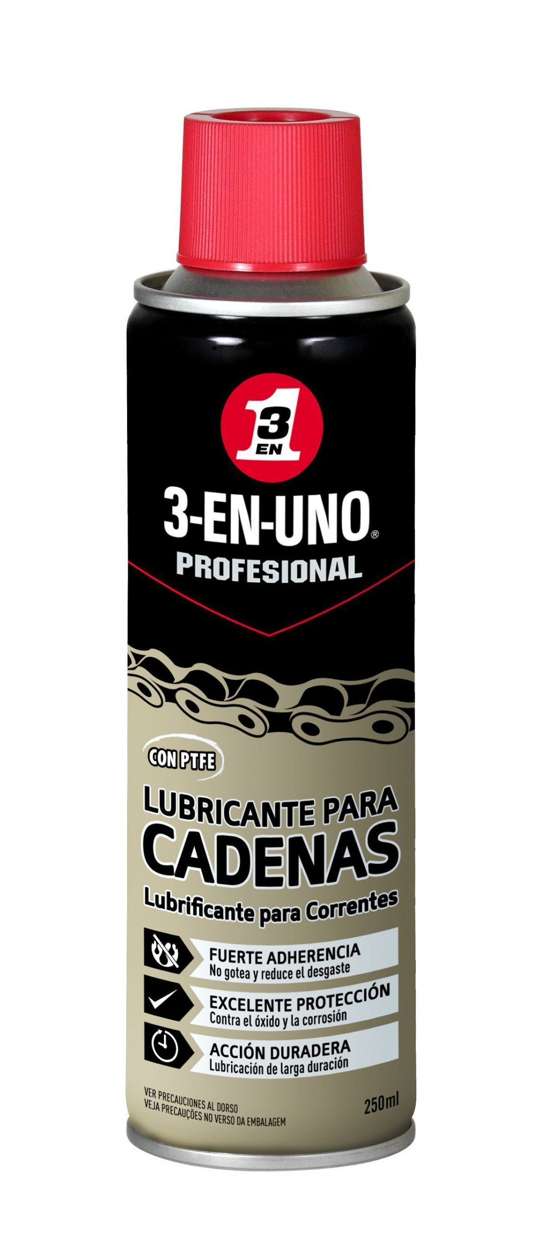 ACEITE 3 EN UNO LUBRICANTE CADENAS 250ML