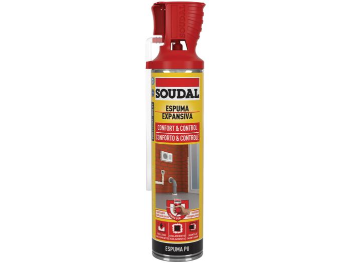ESPUMA POLIURETANO SOUDAL 600ML. GENIUS GUN