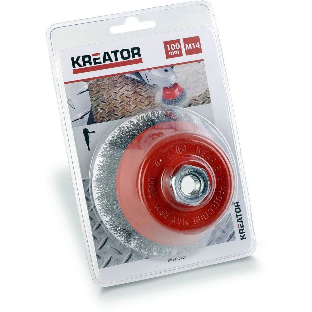 CEPILLO TAZA KREATOR KRT150201 (100 MM) ROSCA 14MM