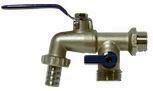 GRIFO JARDIN CIS 2 SALIDAS 1/2"3/4"3/4"