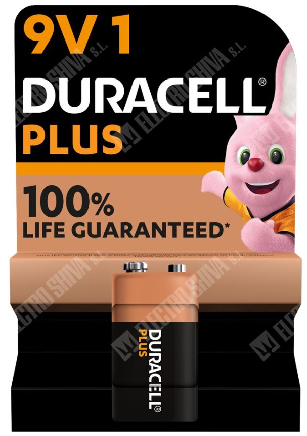 PILA DURACELL PLUS 9V (6LR61) K1